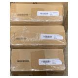 NEW 2" CREAM FAUX WOOD BLINDS IN BOX BY JCPENNEY HOME - THREE 23X64 - UP MASTER CLOSET 2