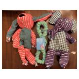 2 KONG FLOPPY KNOTS LARGE DOG TOYS & 1 NEW TUG BUDDY DOG TOY - FOYER