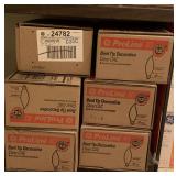 6 BOXES OF CHANDELIER BULBS - 40 W SMALL BASE - UP HALLWAY