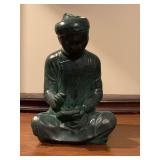 1961 AUSTIN PROD SCHOLARS SCULPTURE "ASIAN MATHEMATICIAN" 9" TALL X 6" WIDE X 4" DEEP - UP BED 1
