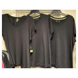 LADIES ATHLETIC WEAR - 10 TOPS (SIZE 2XL- 3 NEW W/ TAG) - UP MASTER CLOSET 2