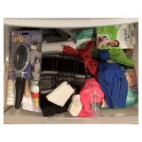 PET LOT TO INCLUDE DOG FOOD, BRUSHES, SWEATER, TOYS & MORE - UP BED 1