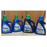 4 NEW BOTTLES OF PUREX LIQUID LAUNDRY DETERGENT - UP MASTER CLOSET 2