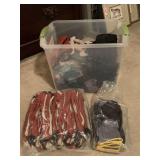 CRATE FULL OF ASSORTED WORK GLOVES & MORE (CRATE INCLUDED) - UP MASTER BED