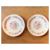 2 VINTAGE ROYAL GRAFTON 5" ROUND SAUCERS "REGENCY" (ONE HAS SMALL NICK) - LIVING ROOM