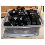 CRATE FULL OF NEW TOPPIK FIBER HOLD HAIR SPRAY, HAIR FATTENER, SHAMPOO & MORE (CRATE W/ LID INCLUDED) - UP MASTER CLOSET 2