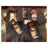 5 NEW PAIR BLACK MAIDENFORM 2XL/9 SHAPING BRIEFS - UP MASTER BED