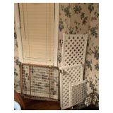 ASSORTMENT OF DOG GATES - DINETTE