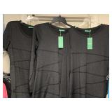 LADIES ATHLETIC WEAR - 10 TOPS (SIZE LARGE- 6 NEW W/ TAG) - UP MASTER CLOSET 2