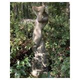 LARGE CONCRETE STATUE 48" TALL - BACK YARD