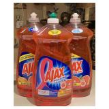 3 NEW BOTTLES OF AJAX (52 FL OZ EACH) - KITCHEN