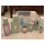 CRATE FULL OF (MOSTLY) CLINIQUE PRODUCTS (CRATE INCLUDED) - UP MASTER BATH