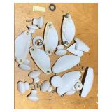 ASSORTMENT OF VINTAGE PORCELAIN KNOBS - KITCHEN