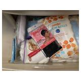 DRAWER FULL OF NEW HAIR TURBANS, BAGS OF NEW COTTON BALLS & MORE - UP MASTER CLOSET 2