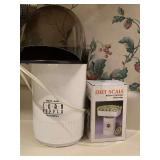 NEW DIET SCALE & WEST BEND HOT AIR CORN POPPER - KITCHEN