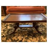 ANTIQUE DUNCAN PHYFE MAHOGANY COFFEE TABLE 37" LONG X 19" WIDE X 16 1/2" TALL - UP BED 1