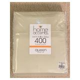 NEW QUEEN SHEET SET 100% COTTON SATEEN - SAGE - UP BED 1