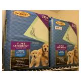DOG TRAINING PADS (APPROX 200) - UP BED 1 CLOSET