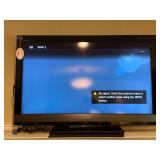 SONY BRAVIA 40" FLAT SCREEN TV WITH REMOTE - DEN