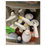 DRAWER FULL OF CLEANING SUPPLIES TO INCLUDE TILEX, LEXOL, GREASE LIGHTNING & MORE - UP MASTER CLOSET 2