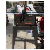 CRAFTSMAN 2.5 10" TABLE SAW - GARAGE