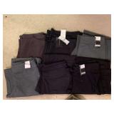 6 PAIR XS ATHLETIC PANTS (4 NEW W/ TAGS) - UP BED 1