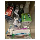 DRAWER FULL OF TOOTHBRUSHES, MOUTHWASH, POLIDENT & MORE - UP MASTER CLOSET 2