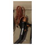 ELECTRIC WORX LEAF BLOWER WITH EXTENSION CORD - GARAGE