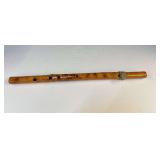 Native American wooden flute replica, see pictures for details.