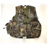 Camouflage hunting/fishing vest with cushion, see pictures for details.