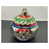 “Santa Globe Treat Jar”, comes in original box, see pictures for details.