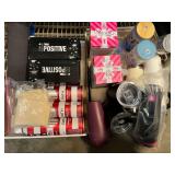 Assorted items to include refillable drink bottles, holiday glassware, and more. See pictures for details.