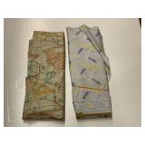 Partial bolts of novelty fabric, 43” and 44”, see pictures for details.