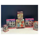 Collectible NASCAR ornaments, includes ornament set from “Cars”, seven pieces total, still in original packaging, see pictures for details.