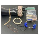 Ladies fashion estate beaded bracelets, cuff bracelet, and more. See pictures for detail details.