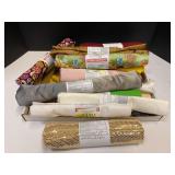 Assortment of fabric remnants, see pictures for details.