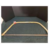 Bow saw, approximately 30 inches, see pictures for details.