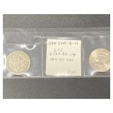 1944–03 Walking Liberty silver half dollar, also includes a 2002 – D Kennedy half dollar, graded, and uncirculated, see pictures for details. ￼