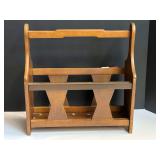Small magazine rack, see pictures for details.