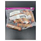 10 rolls of wheat back pennies, mixed dates and mints, see pictures for details.