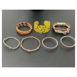 Assorted ladies fashion bracelets, see pictures for details.