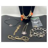 Ladies fashion estate jewelry necklaces, see pictures for details.