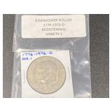 1776-1976-D Bicentennial Variety 1 Eisenhower Dollar, see pictures for details.