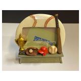 Sports photo frame, baseball themed, see pictures for details.