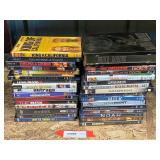 Large assortment of DVDs, see pictures for details.