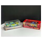 #25 and #36 NASCAR replicas, two pieces, 1/24 scale, comes with original boxes, see pictures for details.