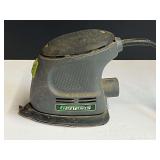 Genesis corner palm sander, powers up, see pictures for details.