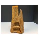 Cypress knee, appears to have been hollowed out for a small curio display, see pictures for details.