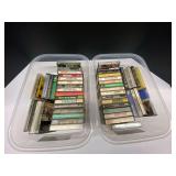 Assortment of vintage cassettes, tubs are not included, see pictures or details.
