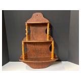 Wall mount, customized curio shelf, see pictures for details.